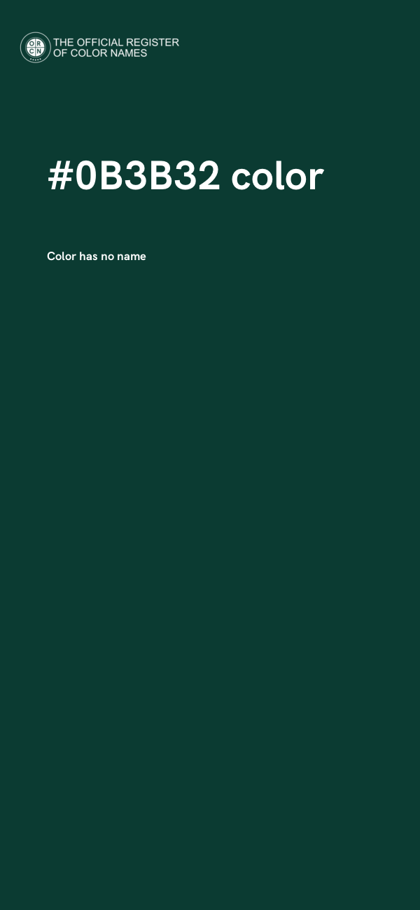 #0B3B32 color image