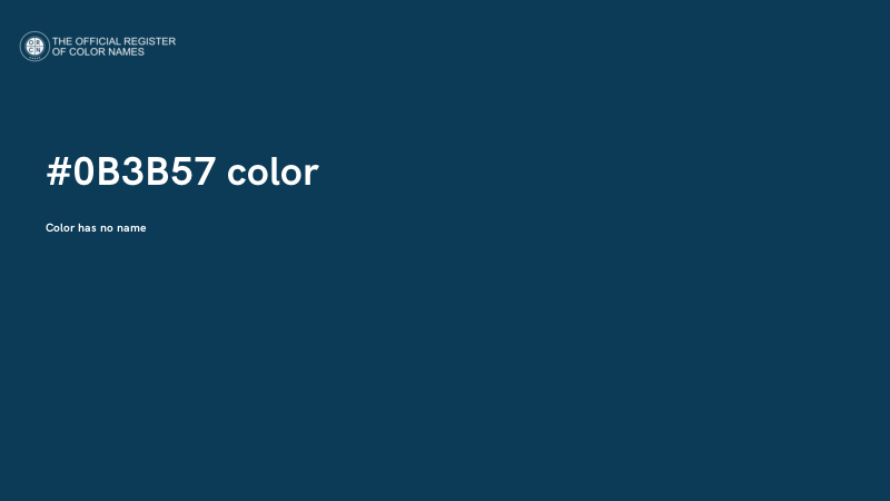 #0B3B57 color image
