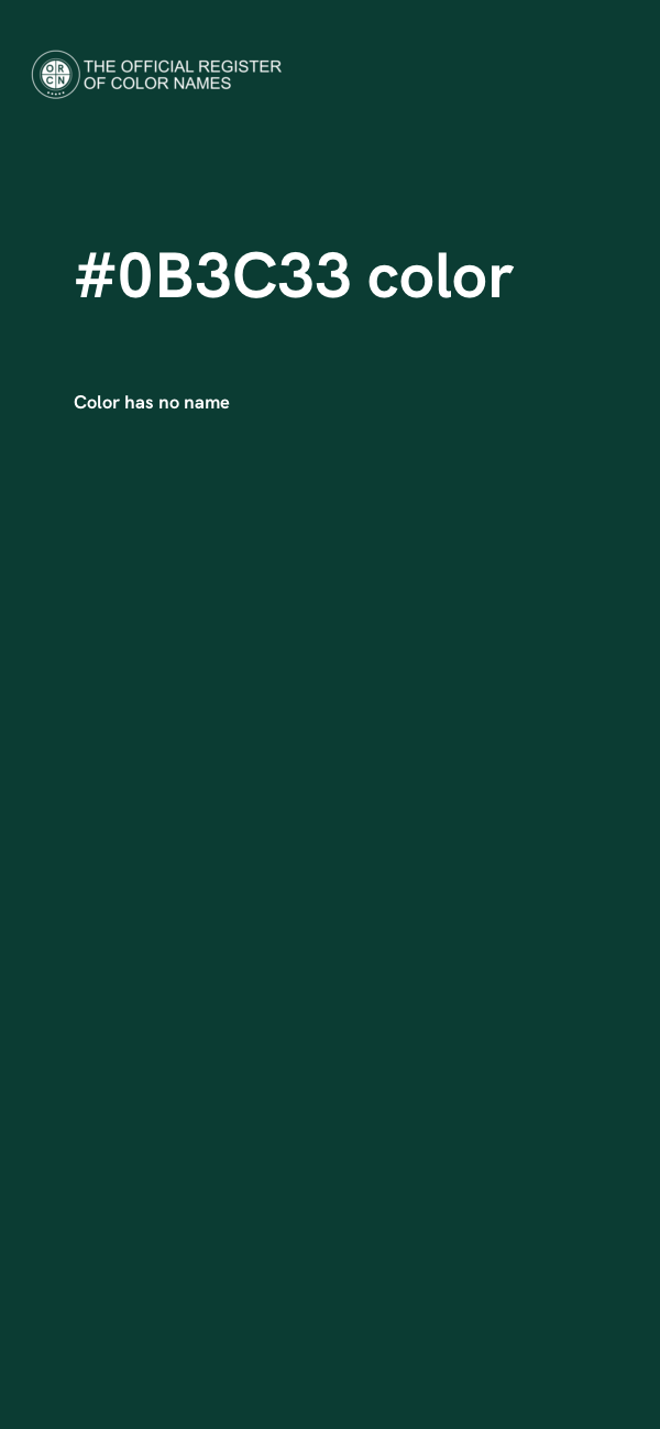 #0B3C33 color image
