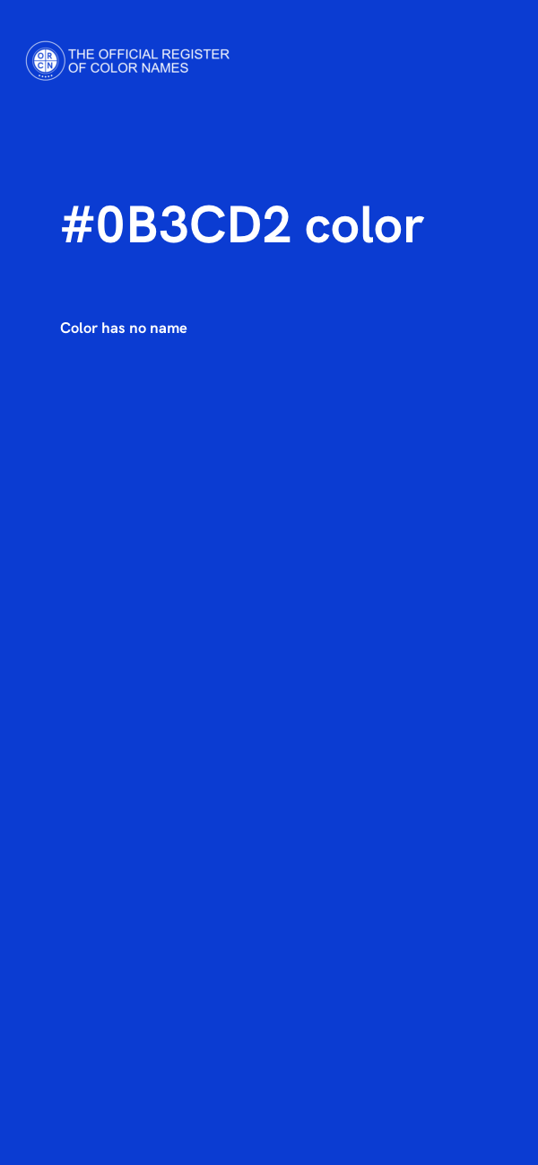 #0B3CD2 color image