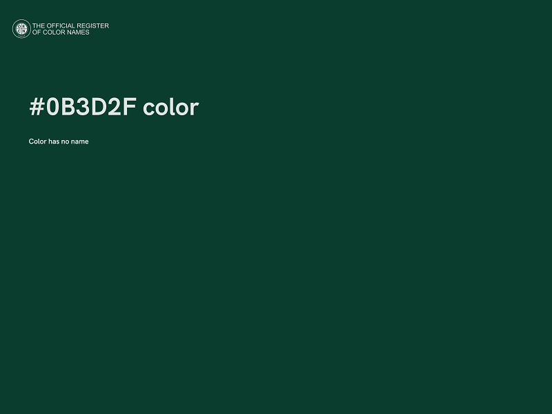 #0B3D2F color image