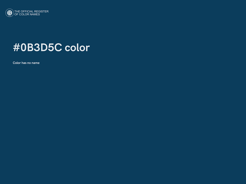 #0B3D5C color image