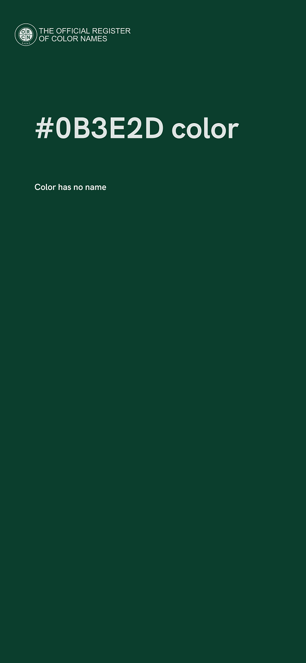 #0B3E2D color image