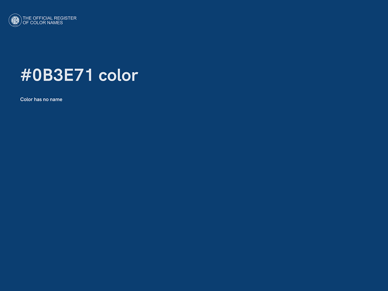 #0B3E71 color image