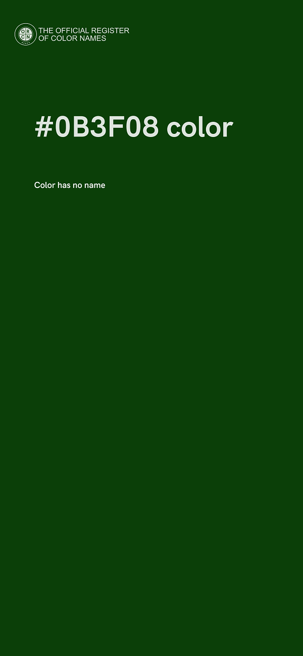 #0B3F08 color image