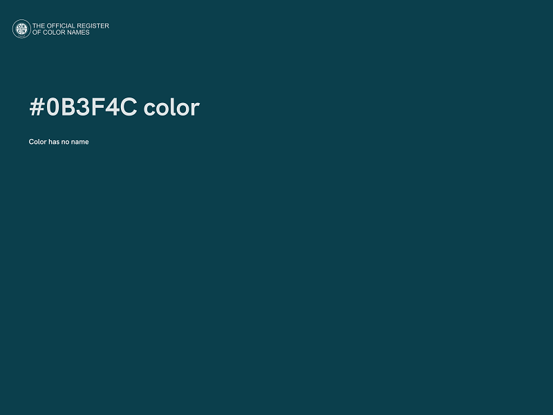 #0B3F4C color image