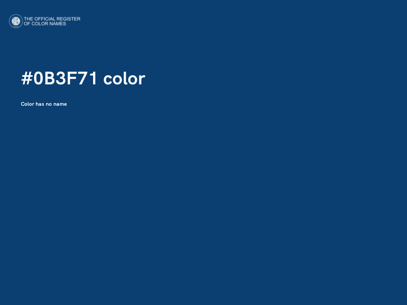 #0B3F71 color image