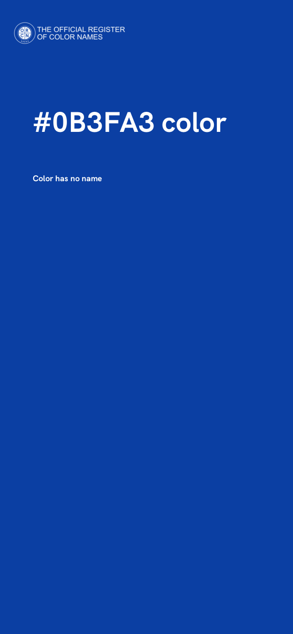 #0B3FA3 color image