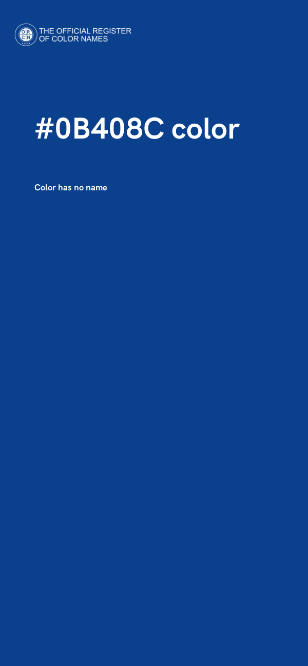 #0B408C color image