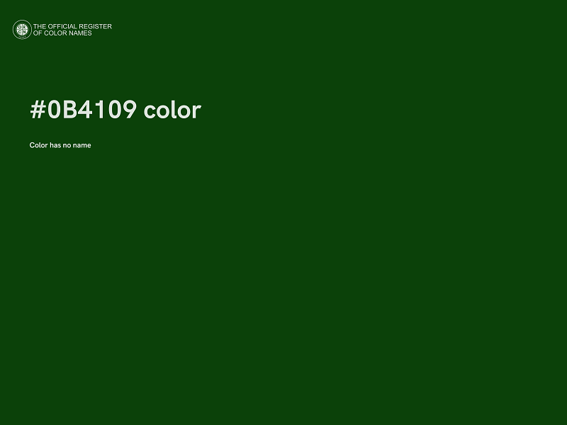 #0B4109 color image