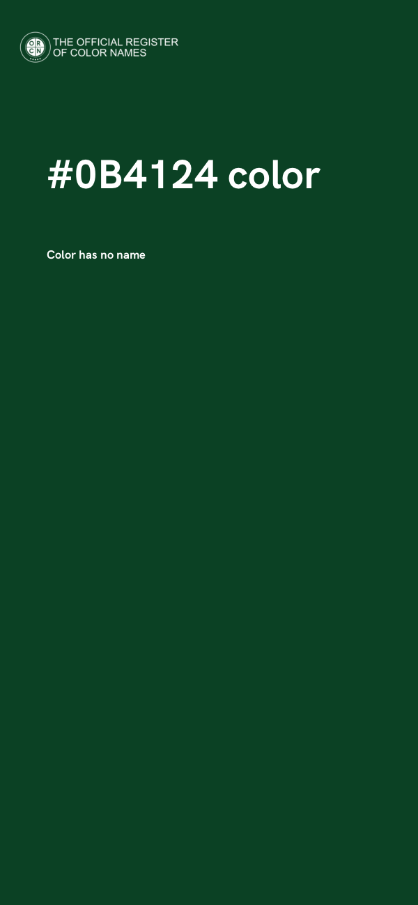 #0B4124 color image