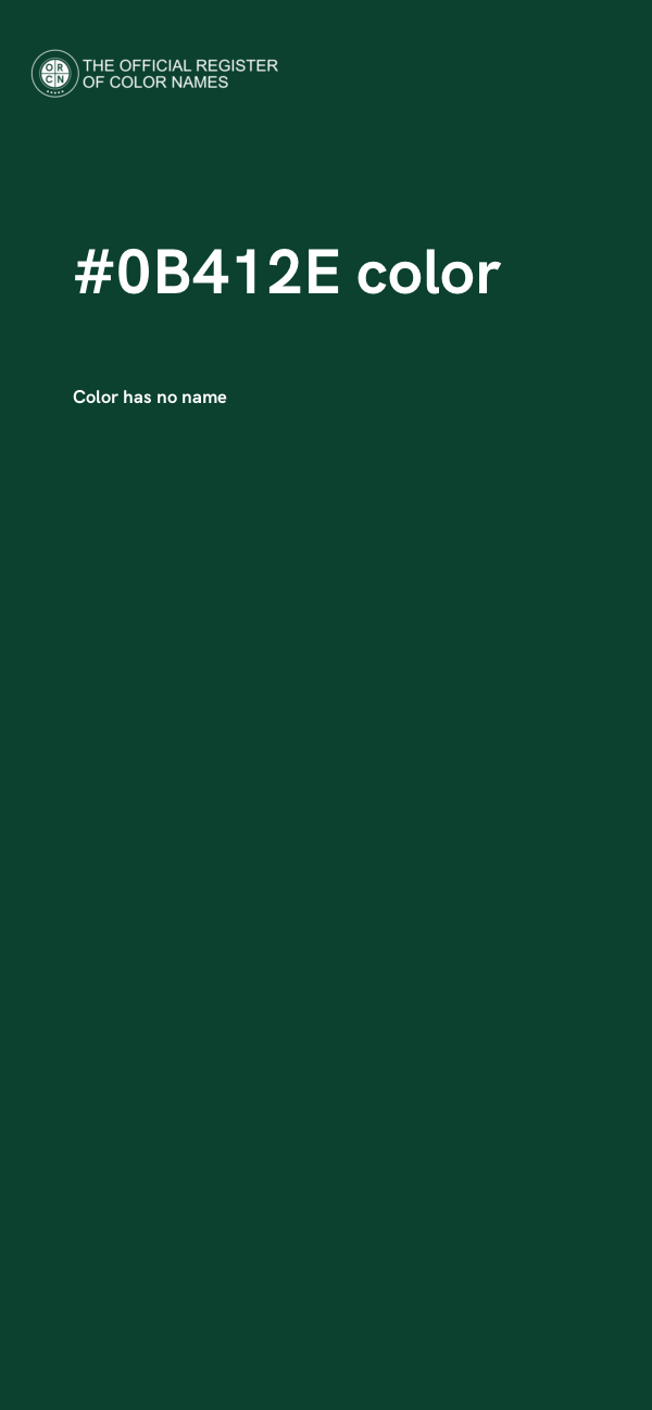 #0B412E color image