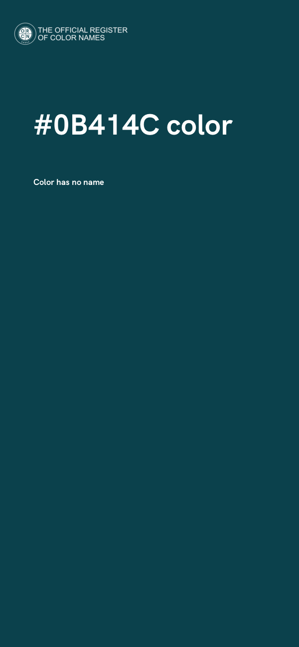 #0B414C color image
