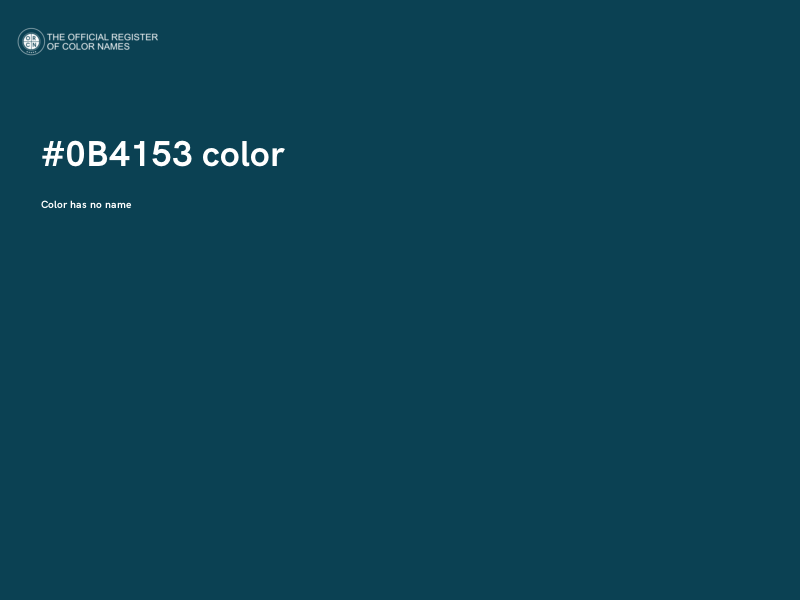 #0B4153 color image