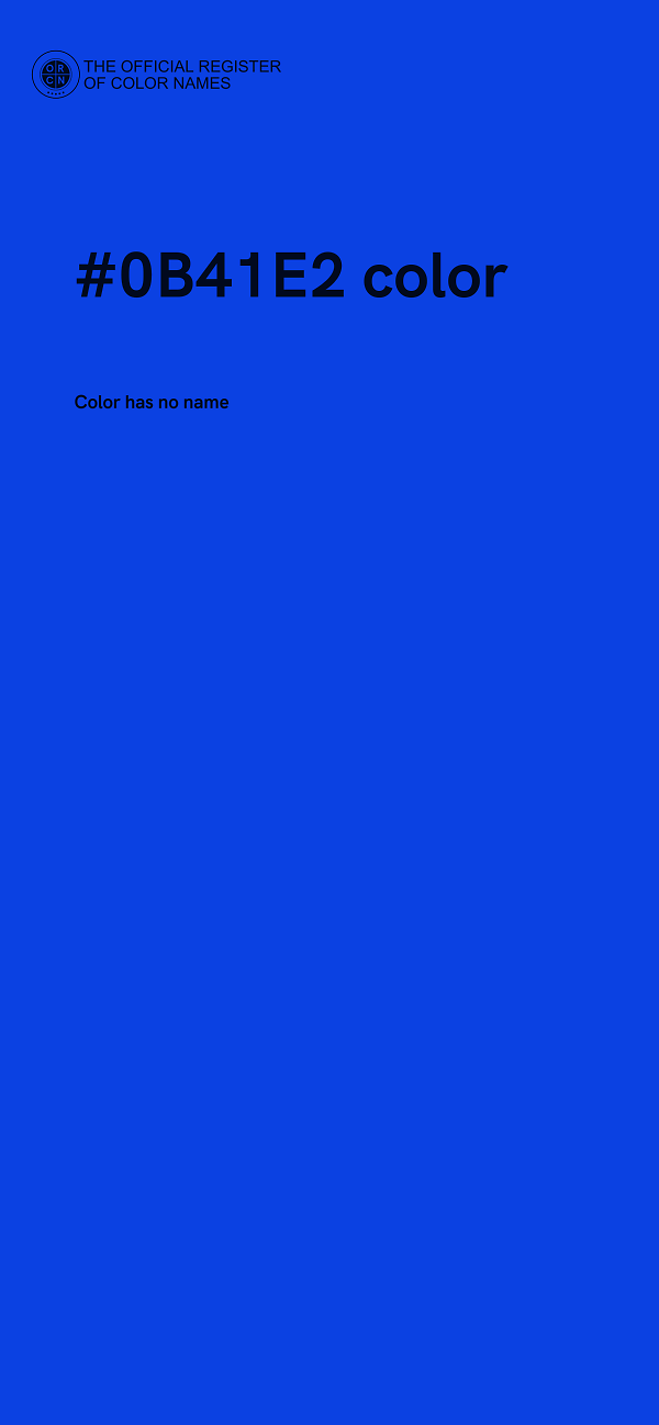 #0B41E2 color image