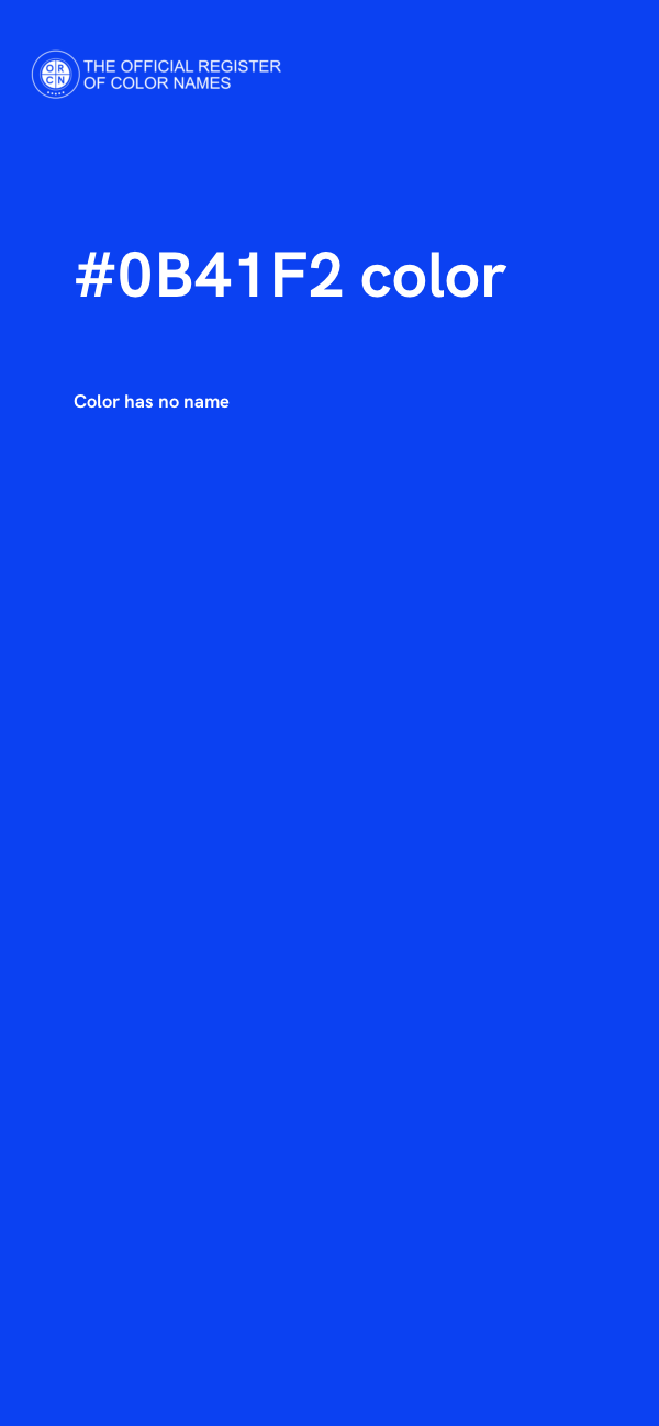 #0B41F2 color image