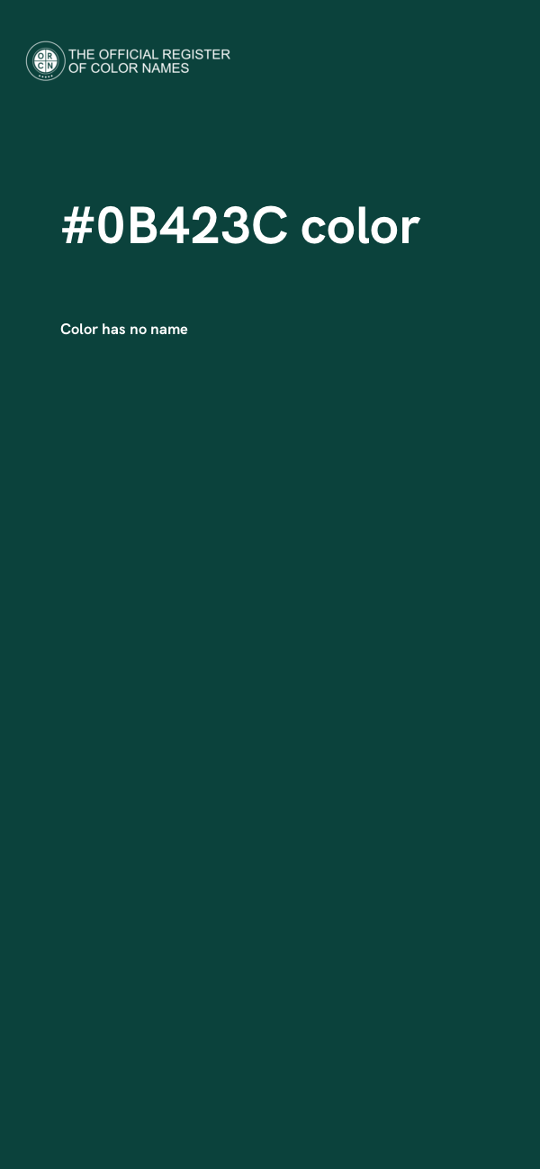 #0B423C color image