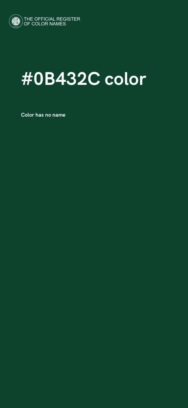 #0B432C color image