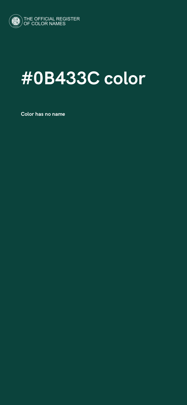 #0B433C color image