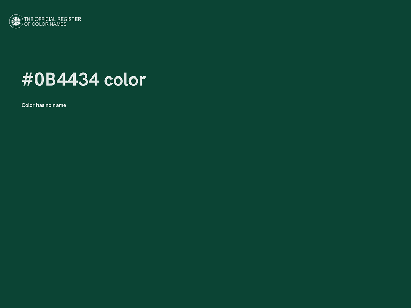 #0B4434 color image