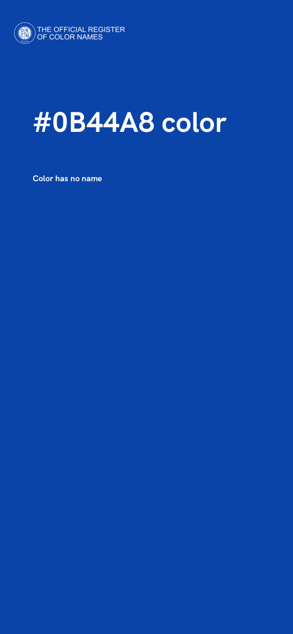 #0B44A8 color image