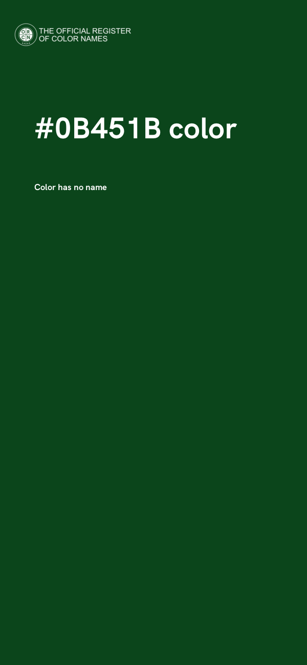 #0B451B color image