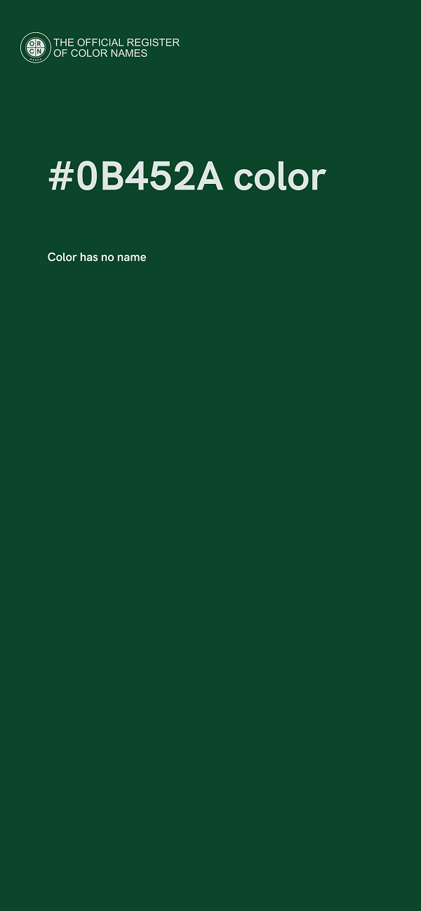 #0B452A color image