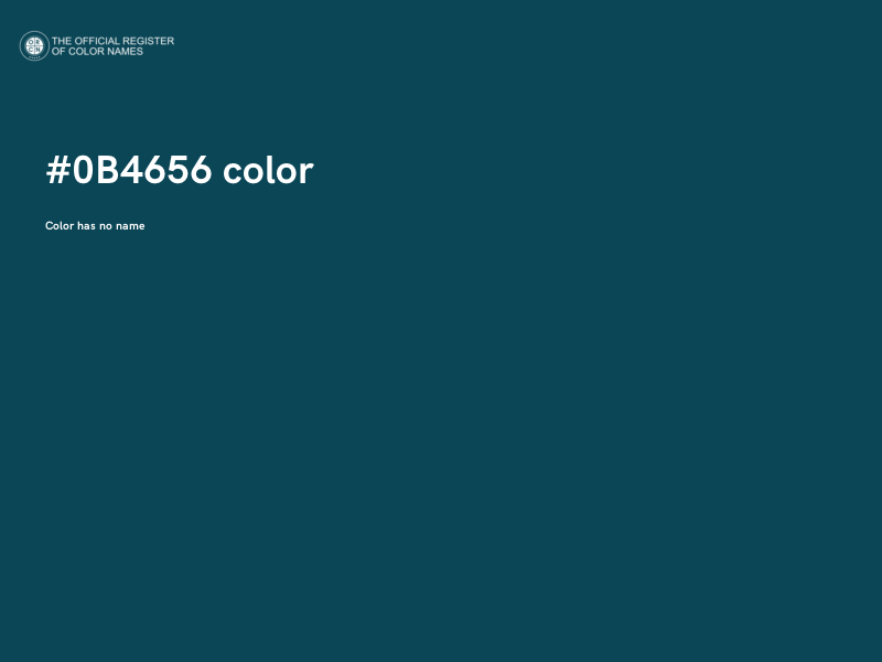 #0B4656 color image
