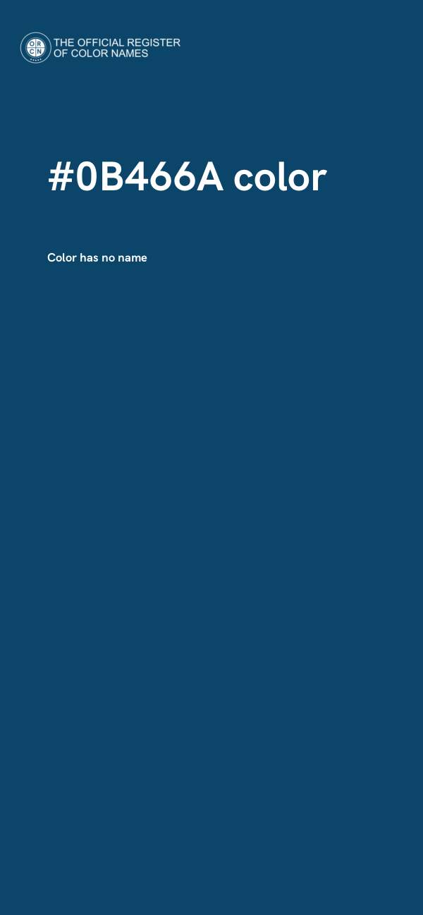 #0B466A color image