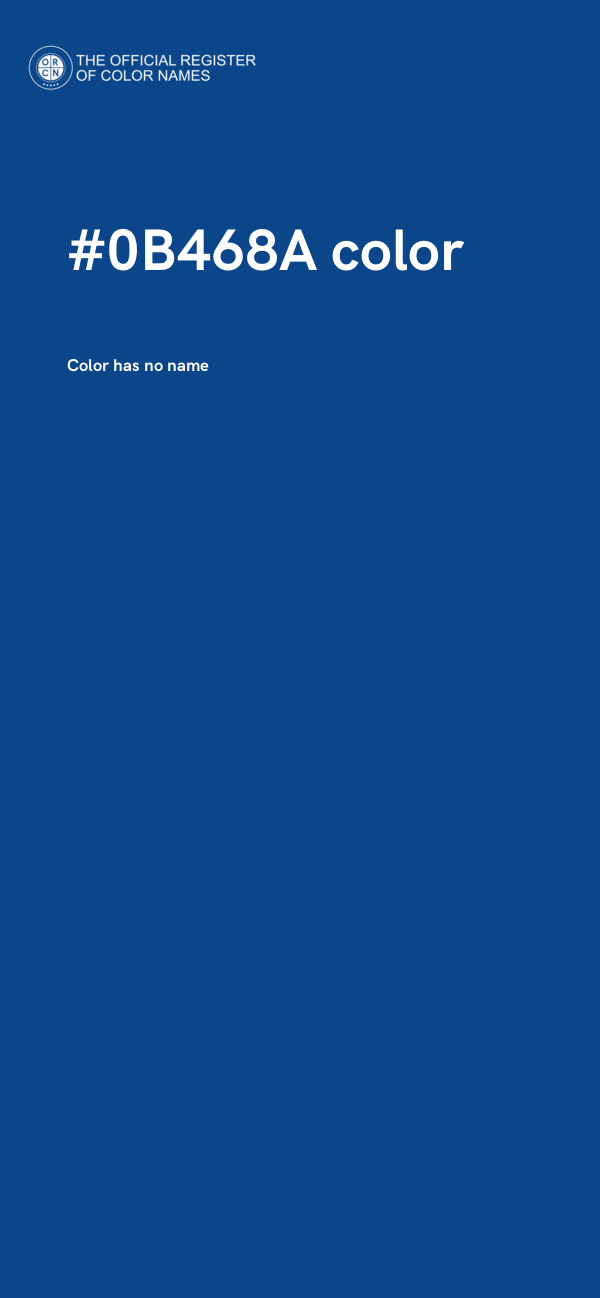 #0B468A color image