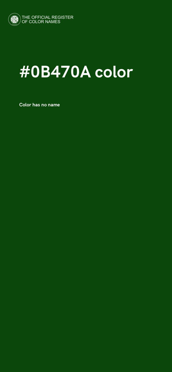 #0B470A color image