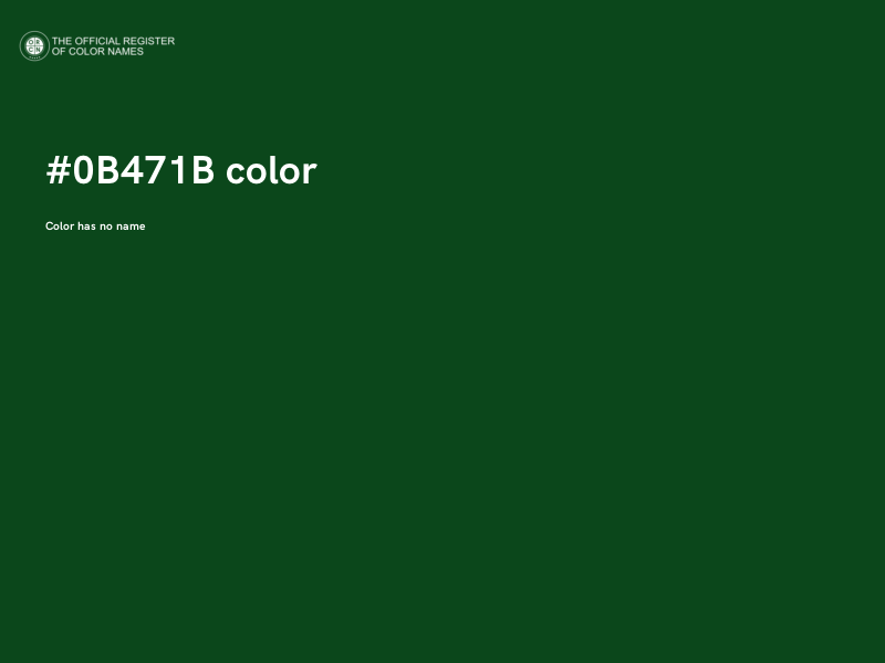 #0B471B color image