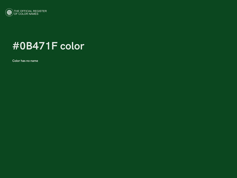 #0B471F color image