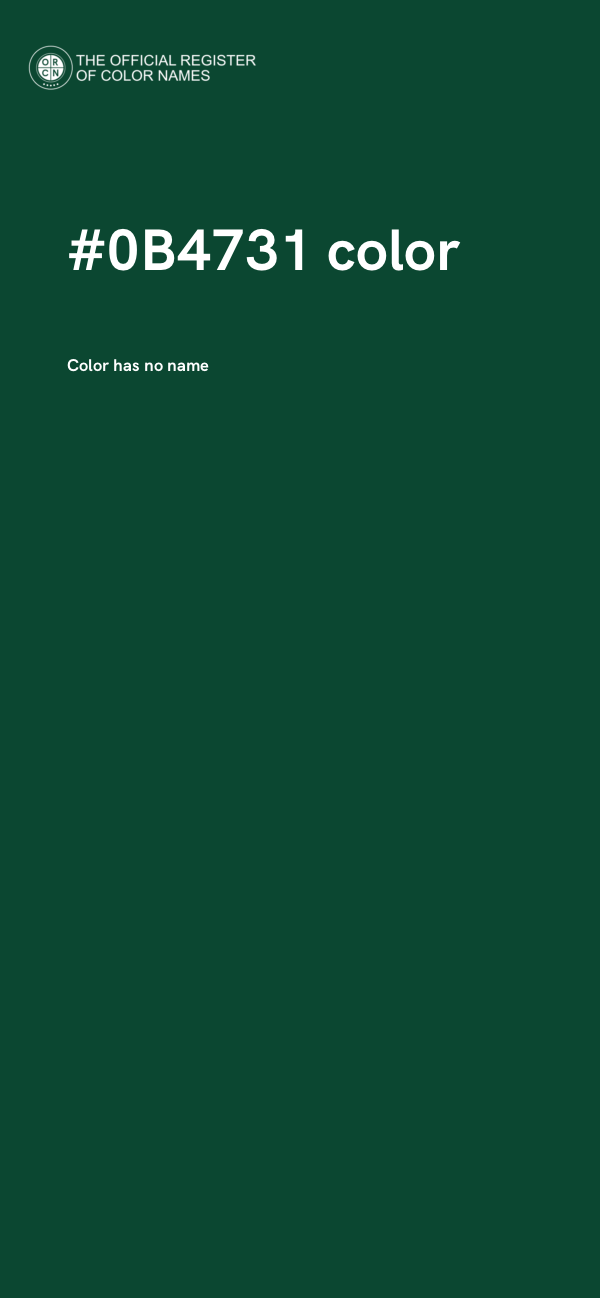 #0B4731 color image