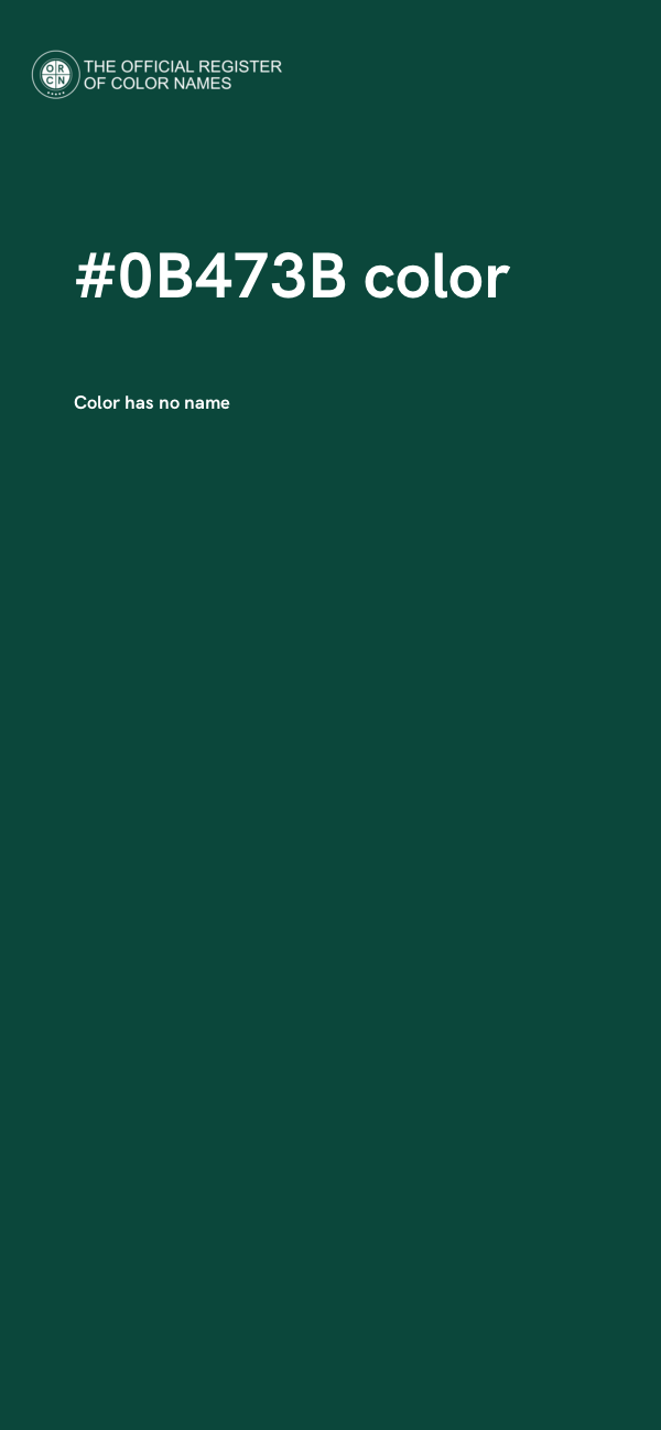 #0B473B color image