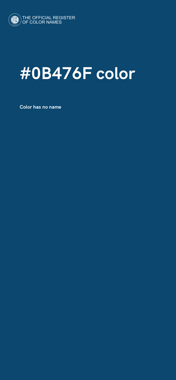#0B476F color image