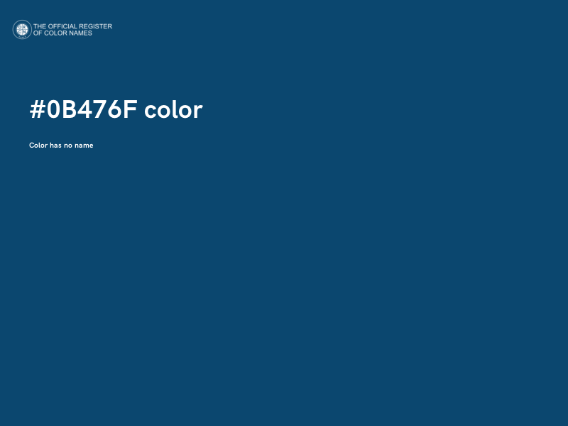 #0B476F color image