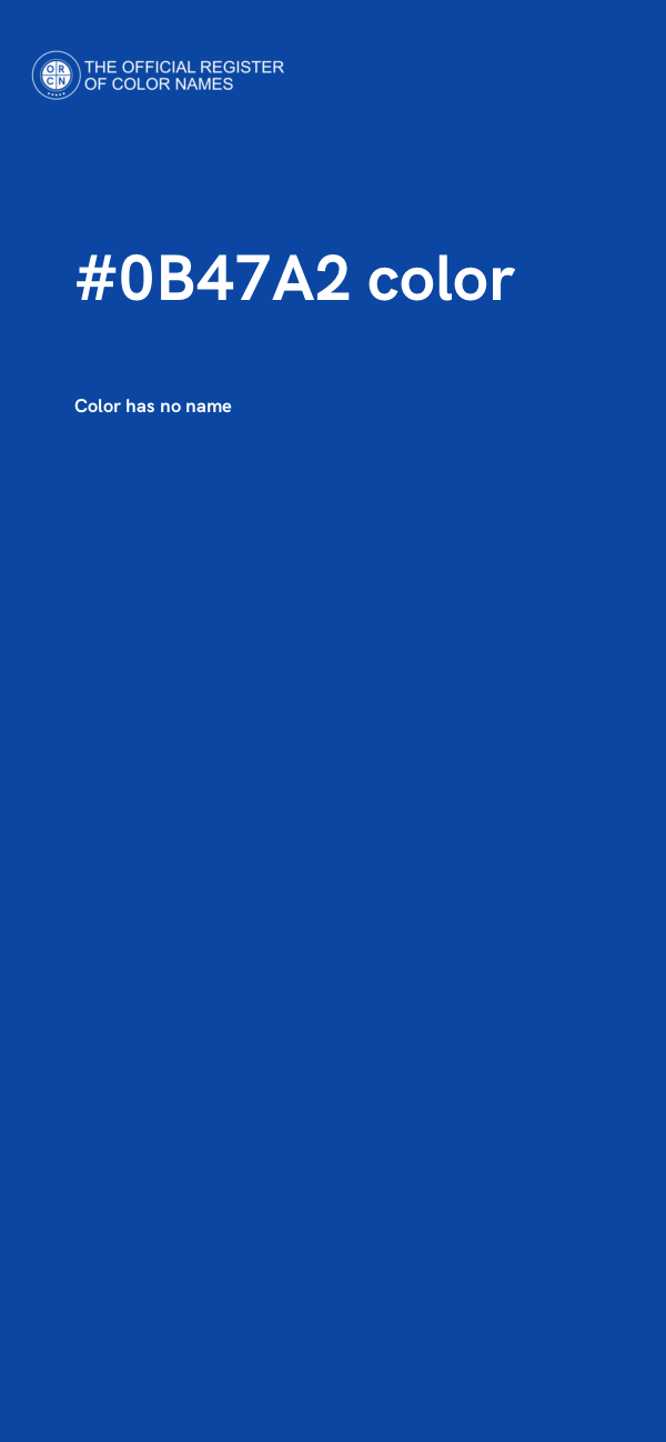 #0B47A2 color image