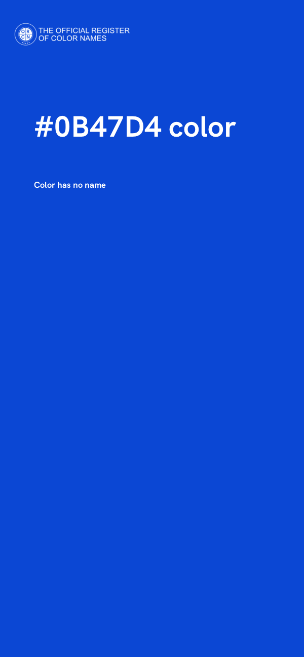 #0B47D4 color image