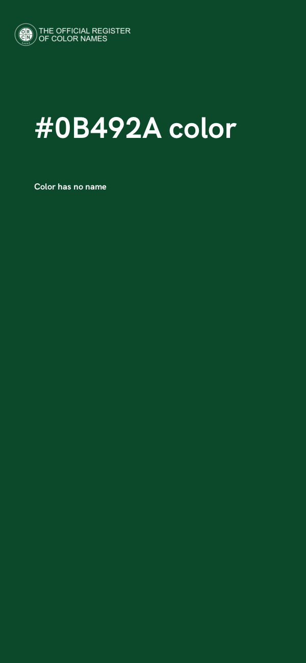 #0B492A color image