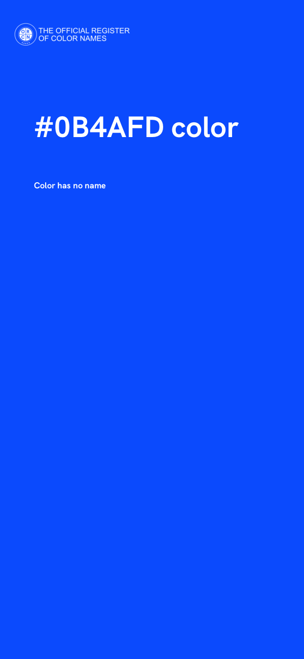 #0B4AFD color image