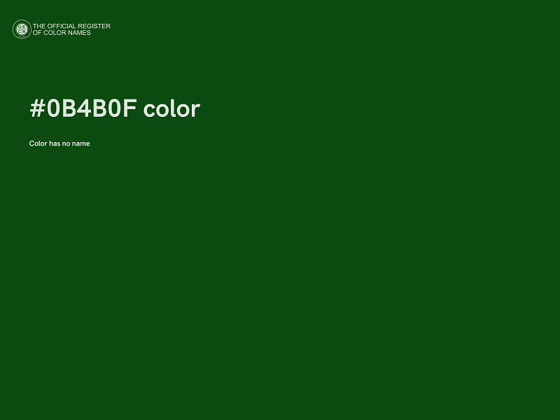 #0B4B0F color image