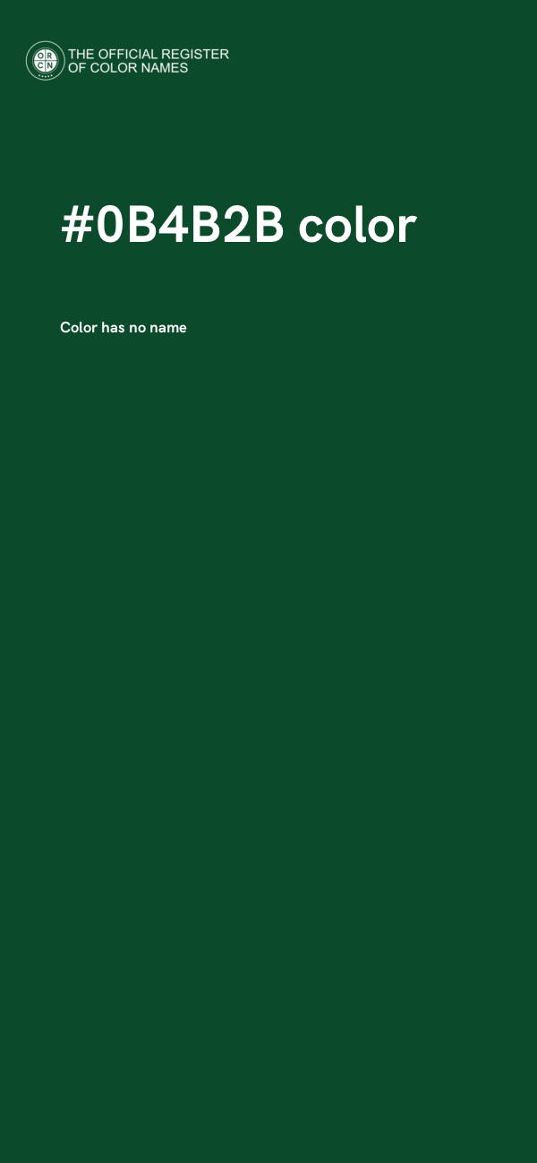 #0B4B2B color image