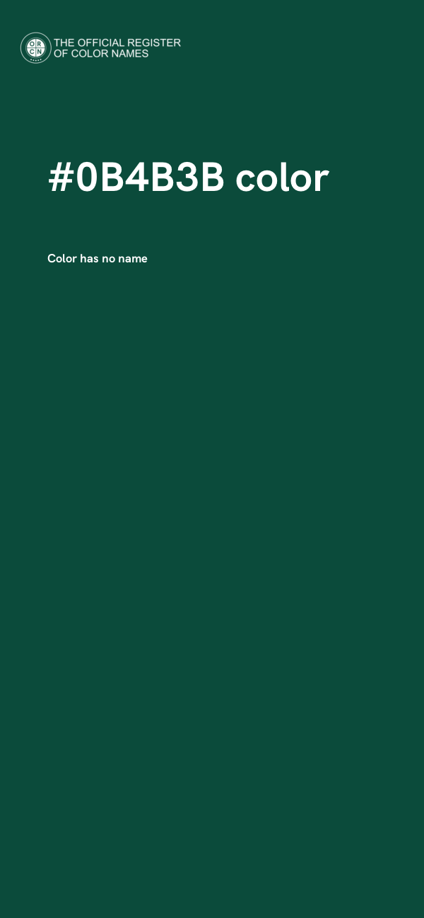 #0B4B3B color image