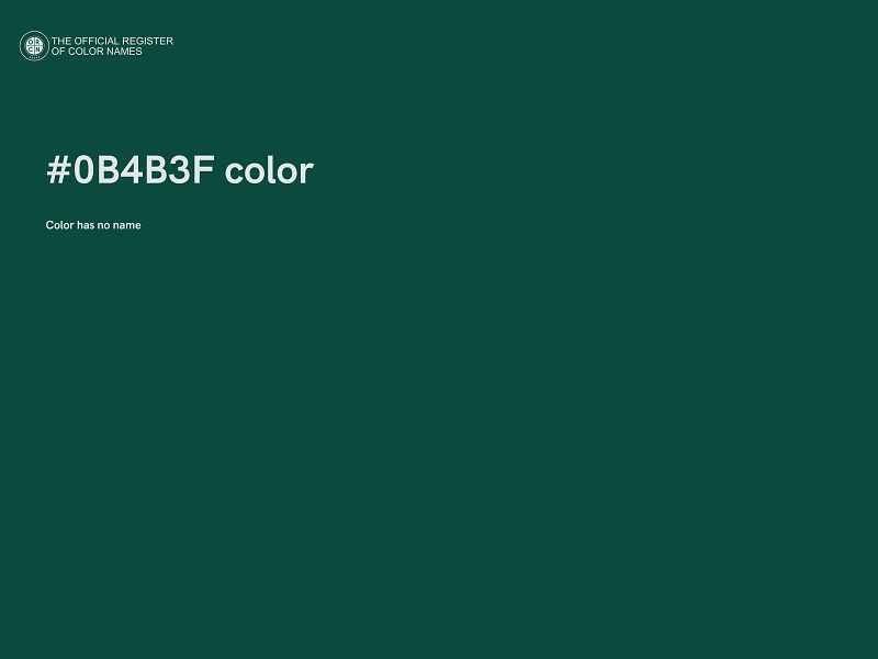 #0B4B3F color image