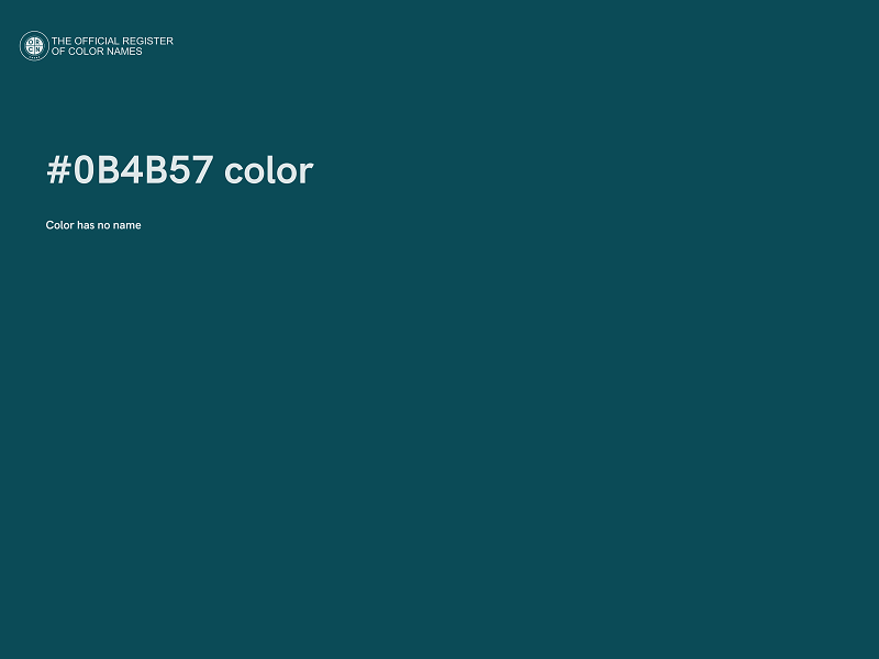 #0B4B57 color image