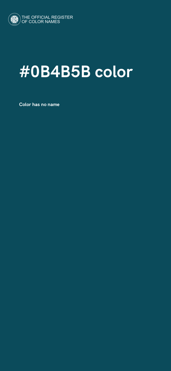 #0B4B5B color image