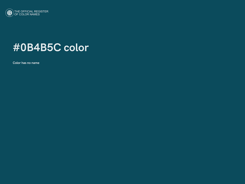 #0B4B5C color image