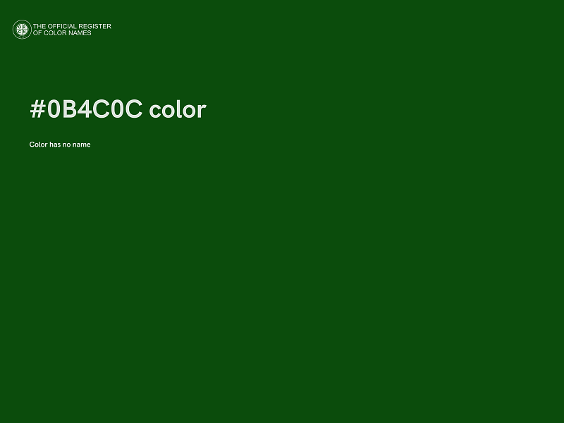 #0B4C0C color image