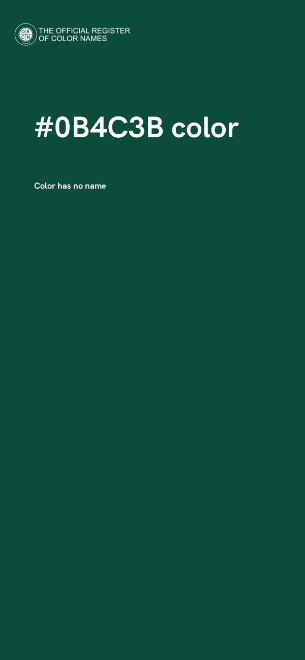 #0B4C3B color image